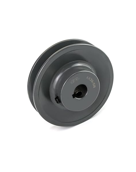 QWORK QWORK AK3958 Single Groove Web Sheaves 375 Inch OD 58 Inch Bore V Belt Sheave A Belt Section Cast Iron for V Belt - View 2 of 6