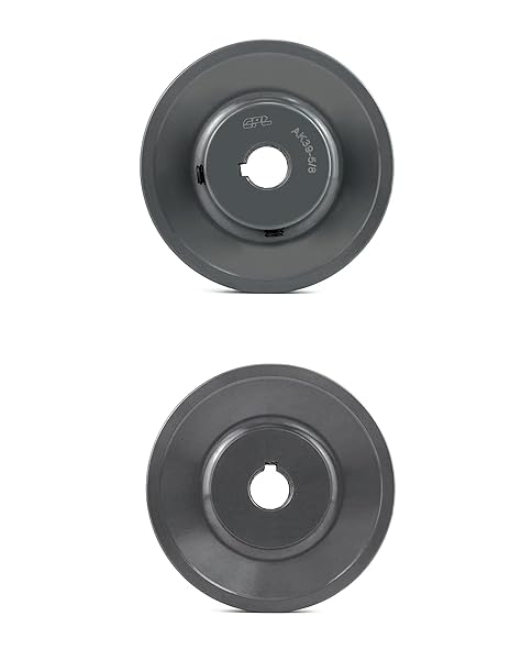 QWORK QWORK AK3958 Single Groove Web Sheaves 375 Inch OD 58 Inch Bore V Belt Sheave A Belt Section Cast Iron for V Belt - View 4 of 6