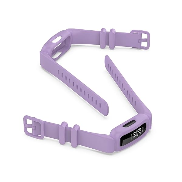 E ECSEM Colorful Silicone Bands for Fitbit Ace 3 Kids Watch Strap Replacement Wristbands for Boys and Girls - View 7 of 8