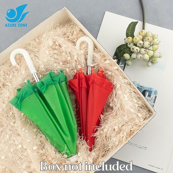 Azure Zone Azure Zone 5 Pack Cute Colorful Mini Umbrellas for Home Table Decoration Photography Props and Outdoor Plants Shade - View 2 of 9