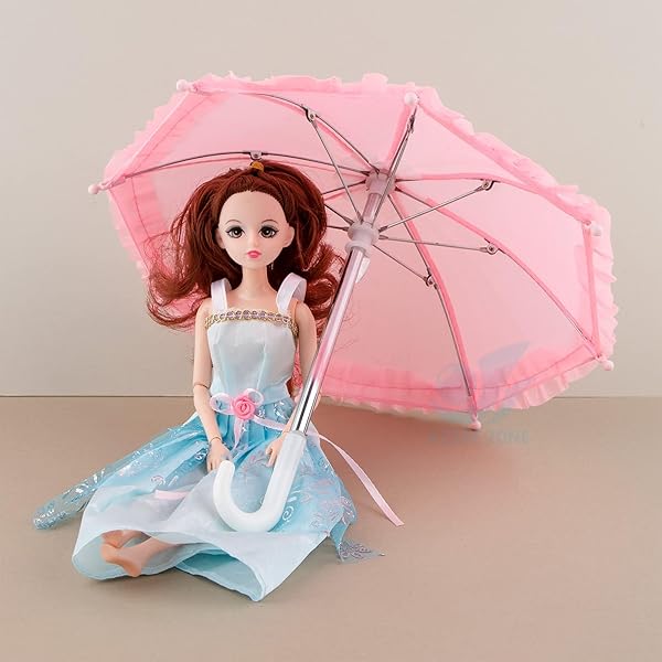 Azure Zone Azure Zone 5 Pack Cute Colorful Mini Umbrellas for Home Table Decoration Photography Props and Outdoor Plants Shade - View 9 of 9