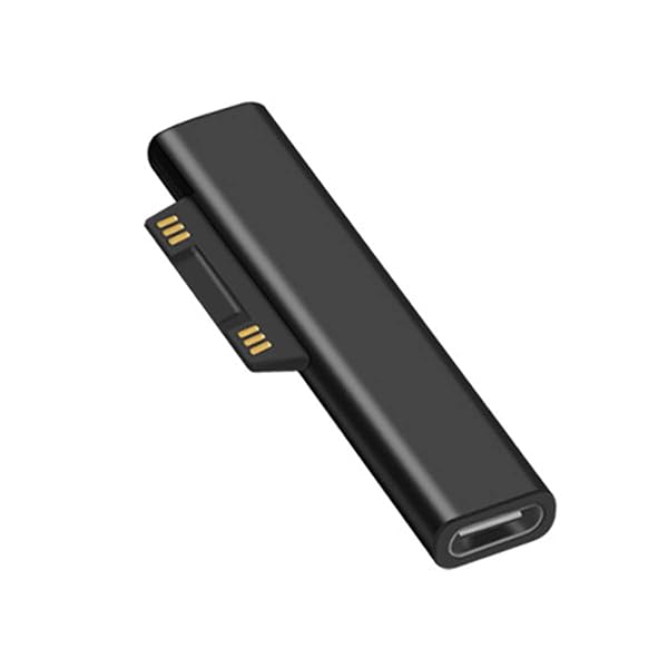 cablecc Cablecc DC 15V Type-C USB-C Female Adapter for Surface Pro 7 6 5 4 X Go Book Charging - View 3 of 9