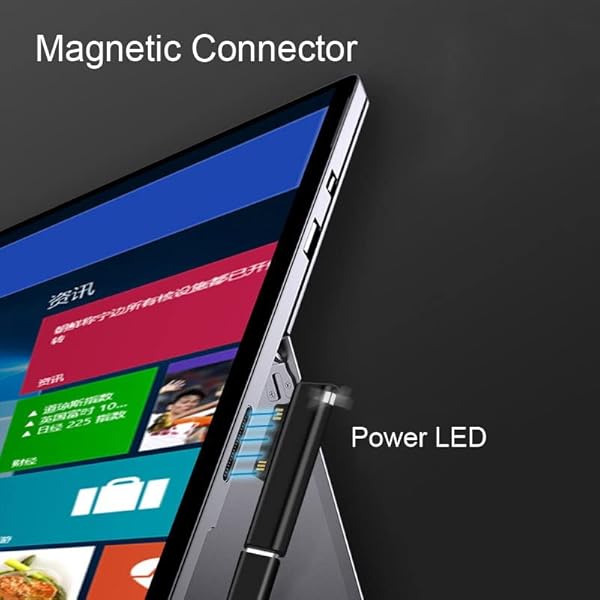 cablecc Cablecc DC 15V Type-C USB-C Female Adapter for Surface Pro 7 6 5 4 X Go Book Charging - View 6 of 9