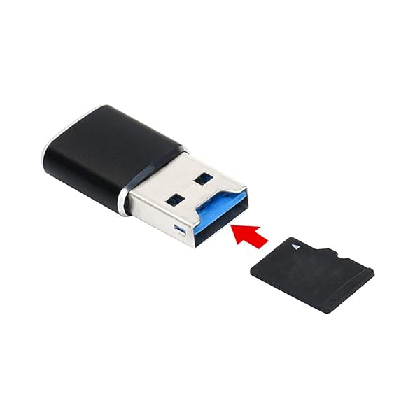 cablecc Cablecc USB 3.0 Micro SD SDXC TF Card Reader Writer Adapter 5Gbps Super Speed for Car and Laptop - View 3 of 8