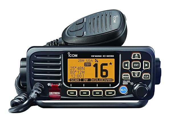 ICOM ICOM M330 Compact Black VHF Radio Basic Standard for Clear Communication