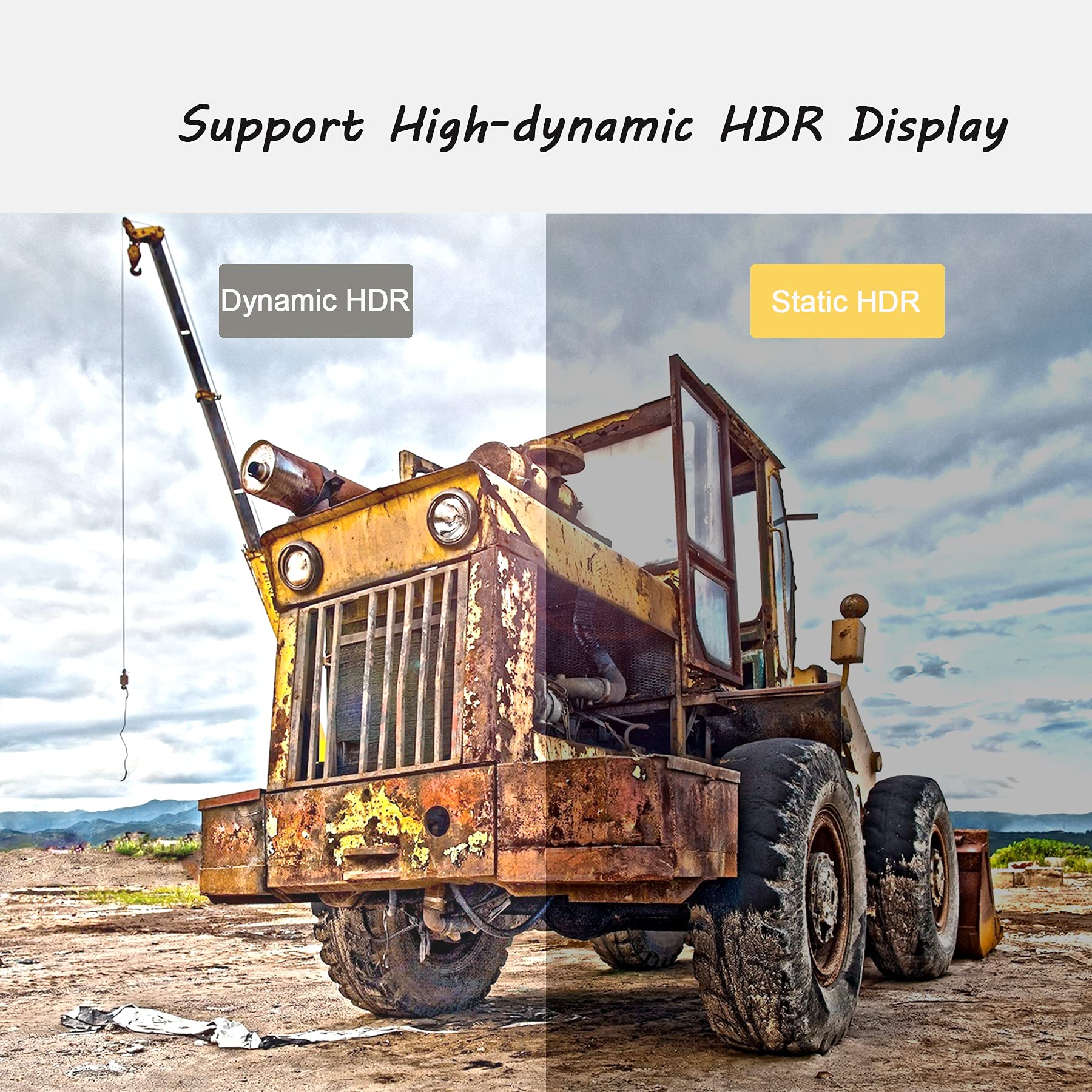 Aieloar Aieloar 100ft Fiber Optic HDMI 2.1 Cable 8K 60Hz Ultra High Speed 48Gbps 4K 120Hz Dynamic HDR10 eARC HDCP2.2 - View 7 of 8