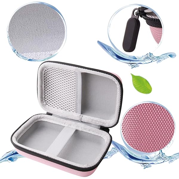 WERJIA WERJIA Pink Hard Carrying Case for Canon PowerShot SX720, SX620, G7X Mark III & II - Durable Storage Solution - View 5 of 9