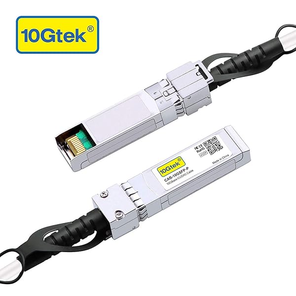 10Gtek White 10G SFP+ DAC Cable Twinax for Ubiquiti UniFi Devices 4 Meter 13.1ft High Speed Connection - View 3 of 8