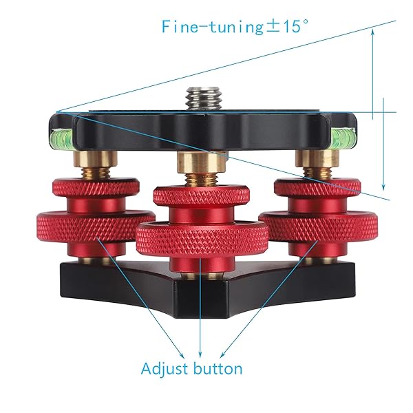 Leftfoto Tripod Leveler Stand with Precision Adjustment for Seestar s50 Panoramic and Video Heads - View 2 of 7