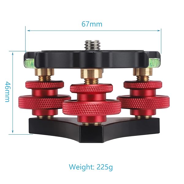 Leftfoto Tripod Leveler Stand with Precision Adjustment for Seestar s50 Panoramic and Video Heads - View 7 of 7
