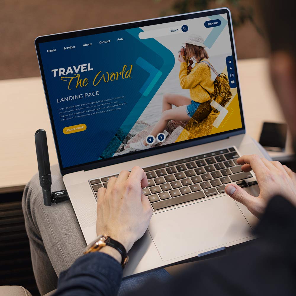 Edimax Wi-Fi 5 AC1200 Dual-Band USB Adapter for PC with MU-MIMO 867Mbps 5GHz 300Mbps 24GHz Adjustable Antenna Compatible with Windows 11 Mac OS Linux - View 7 of 9