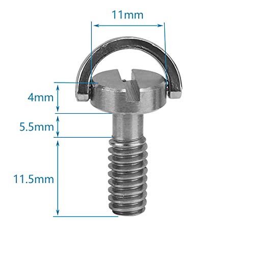 Leftfoto Shaft D-Ring 1/4 Inch Screw for Camera Tripod Monopod Quick Release Plate - View 7 of 7