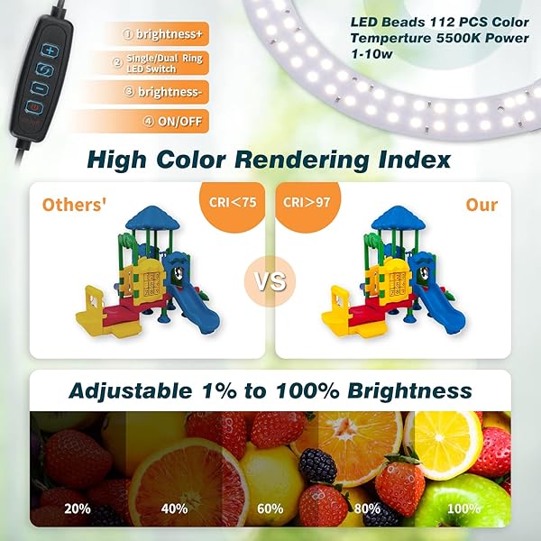 PULUZ PULUZ 11.8 Inch Folding Photo Studio Box with LED Ring Light and 6 Backdrops for Portable Photography with Phones and DSLR Cameras - View 3 of 7