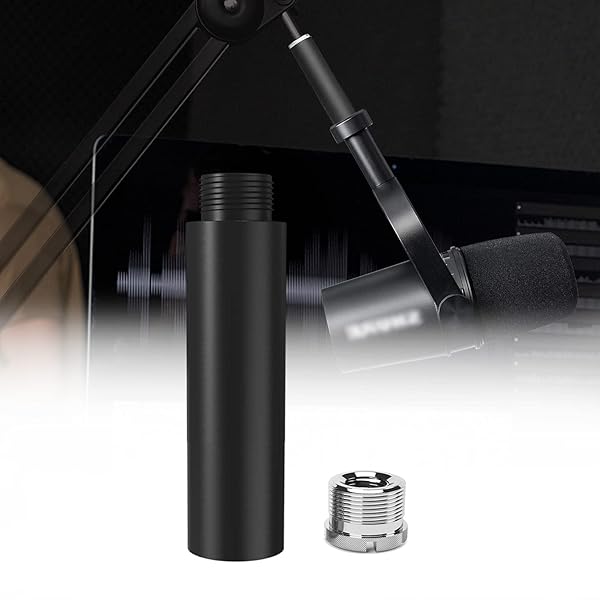 Boseen "Buy Boseen Mic Stand Extension Tube - 5/8" Female to Male for Desk & Arm Stands"