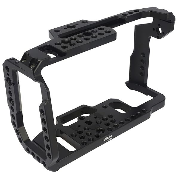 Leftfoto Camera Full Cage for BMPCC 4K 6K Blackmagic Design Pocket Cinema with Cold Shoe and Hex Wrench for Enhanced Stability and Protection - View 2 of 6