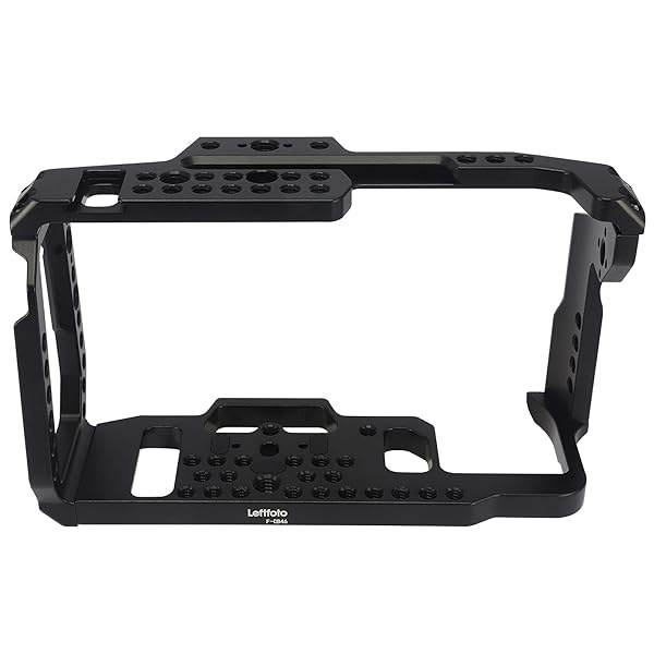 Leftfoto Camera Full Cage for BMPCC 4K 6K Blackmagic Design Pocket Cinema with Cold Shoe and Hex Wrench for Enhanced Stability and Protection - View 3 of 6