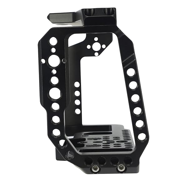 Leftfoto Camera Full Cage for BMPCC 4K 6K Blackmagic Design Pocket Cinema with Cold Shoe and Hex Wrench for Enhanced Stability and Protection - View 5 of 6