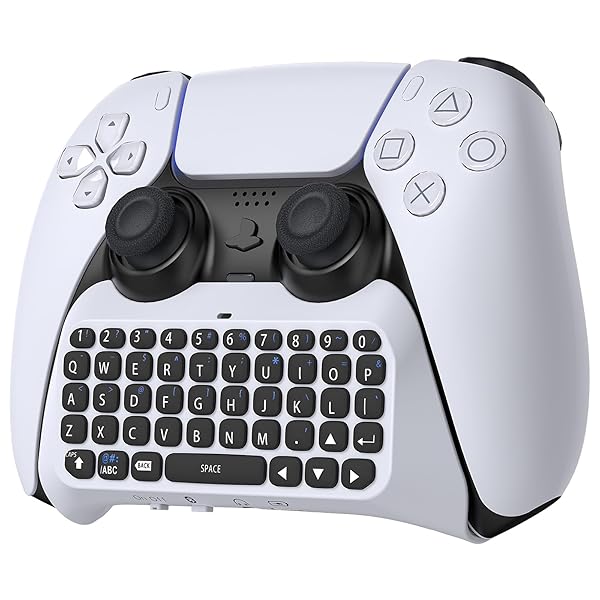 MENEEA Wireless Controller Keyboard for PS5 Bluetooth Mini Gamepad with Speaker and Audio Jack for Voice Chat and Gaming