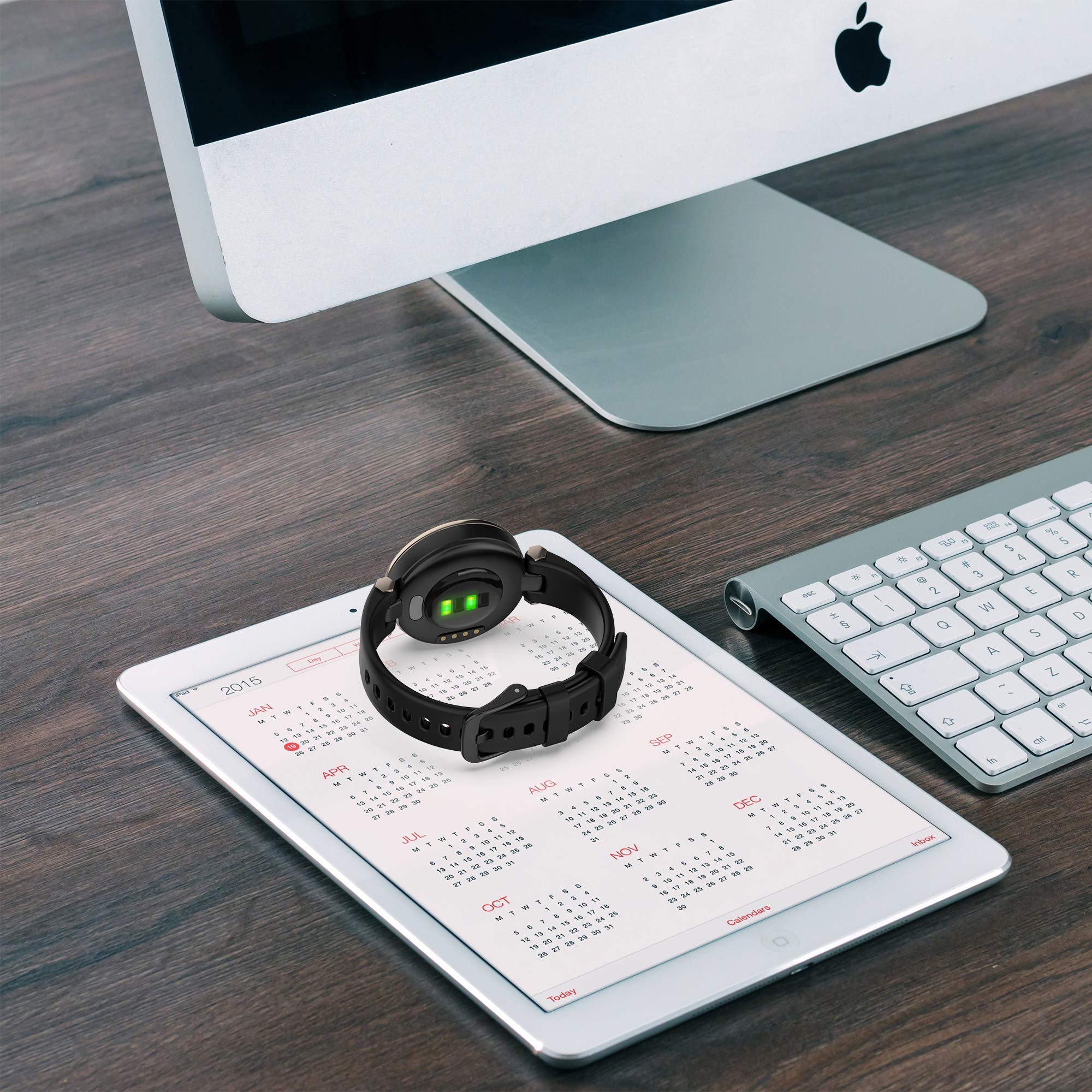 FitTurn Compatible with Garmin Lily Bands, Replacement Silicone Water Resistant Fitness Watch Wrist Band Strap for Lily Smartwatch with Adapter Tools - View 4 of 9