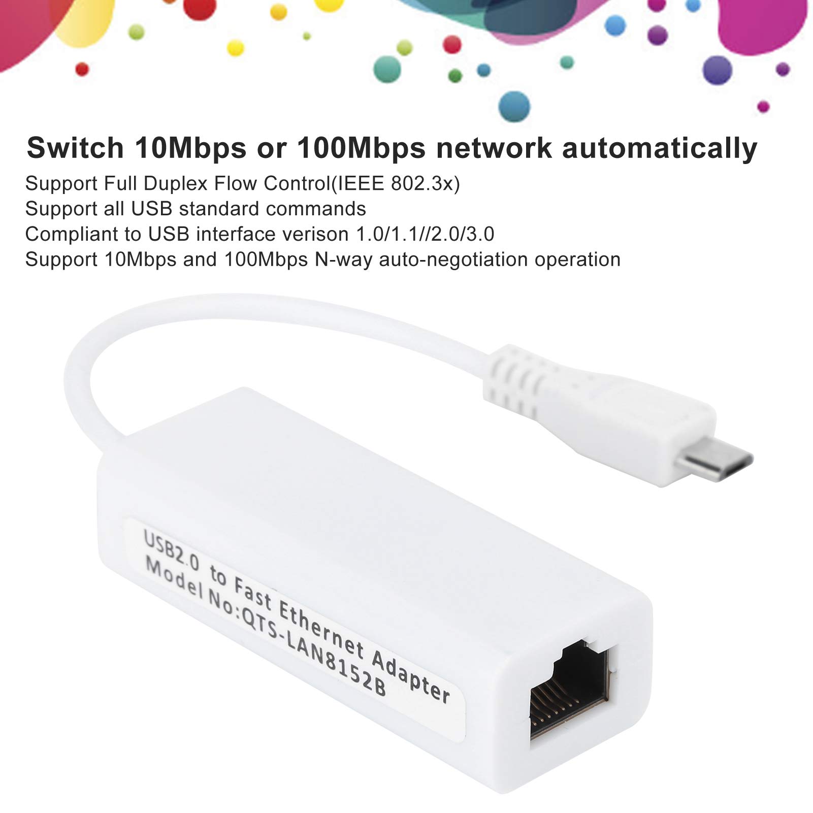 Zopsc-1 Zopsc 1 Ethernet Adapter Micro USB to RJ45 Network Card for Raspberry Pi Zero 1.3W Motherboard - View 7 of 9