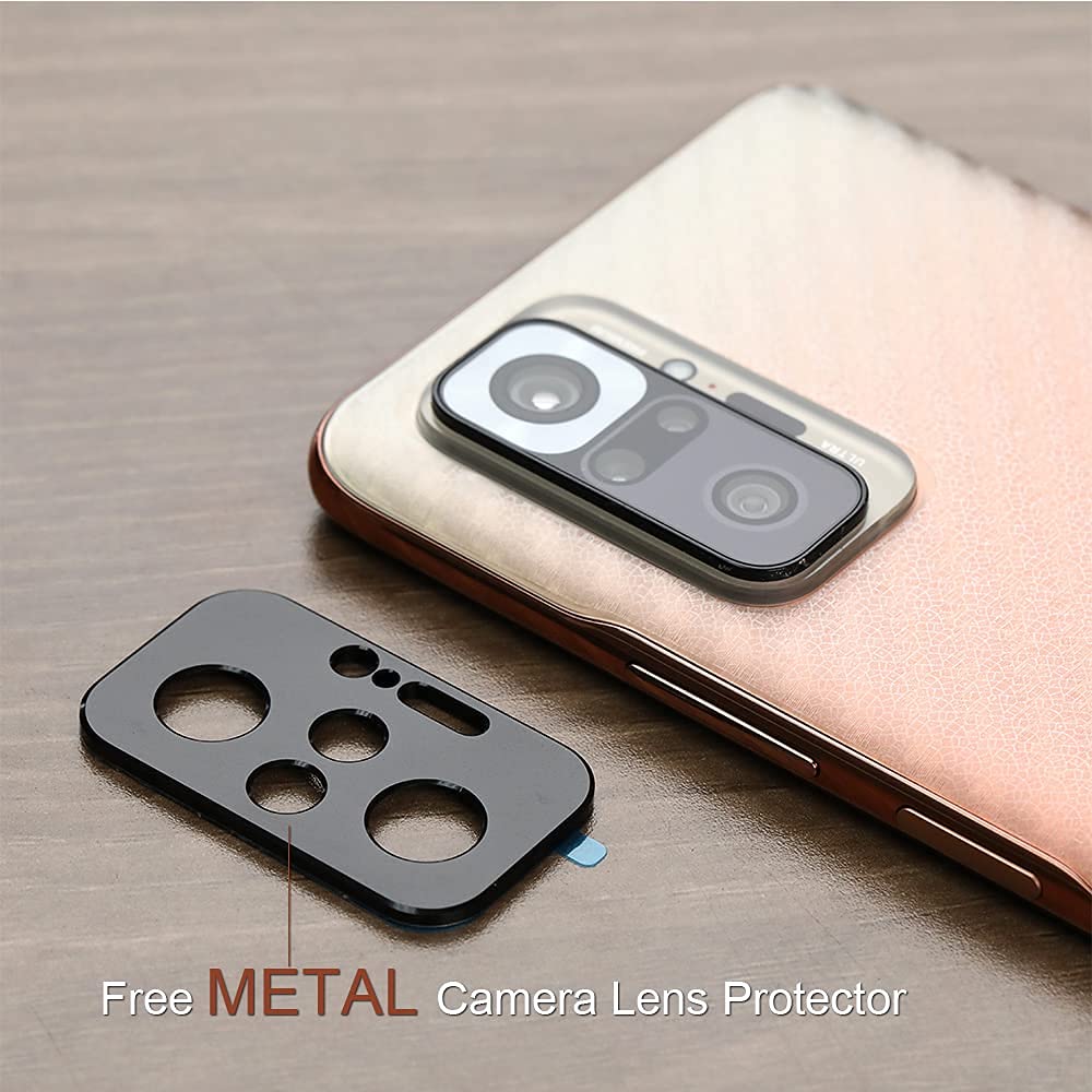 Ibywind Ibywind Screen Protector For Redmi Note 10 Pro 4G (6.67 Inches) with 2Pcs Tempered Glass,1Pc Camera Lens Protector,1Pc Backing Carbon Fiber Film - View 8 of 8