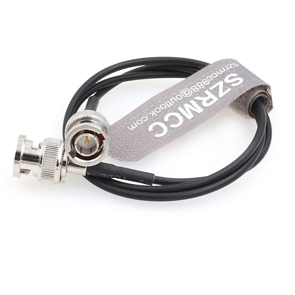 SZRMCC SZRMCC RG174 75ohm HD SDI BNC Male to Male Coaxial Cable for ARRI RED Blackmagic Cameras 1m 3.2ft Flexible Video RF Cable - View 3 of 5