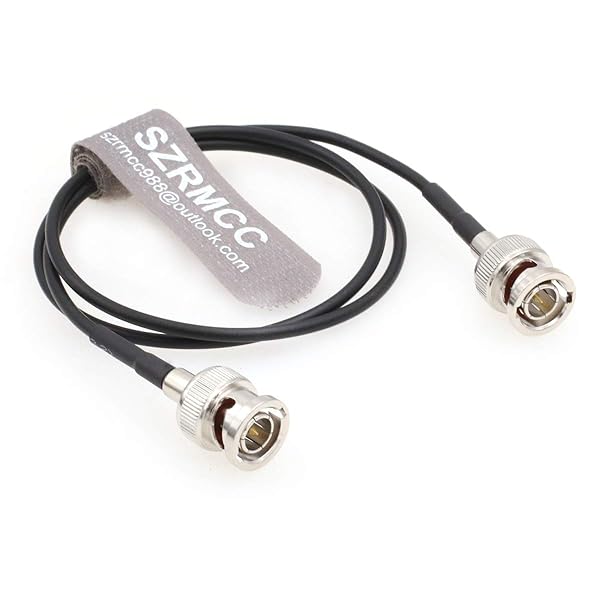 SZRMCC SZRMCC RG174 75ohm HD SDI BNC Male to Male Coaxial Cable for ARRI RED Blackmagic Cameras 1m 3.2ft Flexible Video RF Cable - View 4 of 5