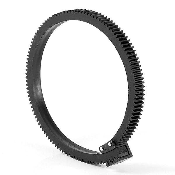 FocusFoto FocusFoto Flexible Gear Belt Ring for Follow Focus 46mm to 110mm Compatible with FOTGA DP500II DP500IIS DP500III JTZ DP30 Black - View 2 of 5