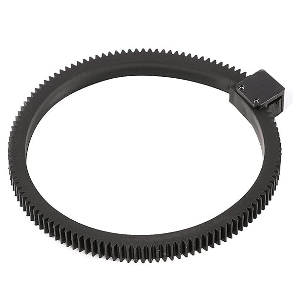 FocusFoto FocusFoto Flexible Gear Belt Ring for Follow Focus 46mm to 110mm Compatible with FOTGA DP500II DP500IIS DP500III JTZ DP30 Black - View 3 of 5