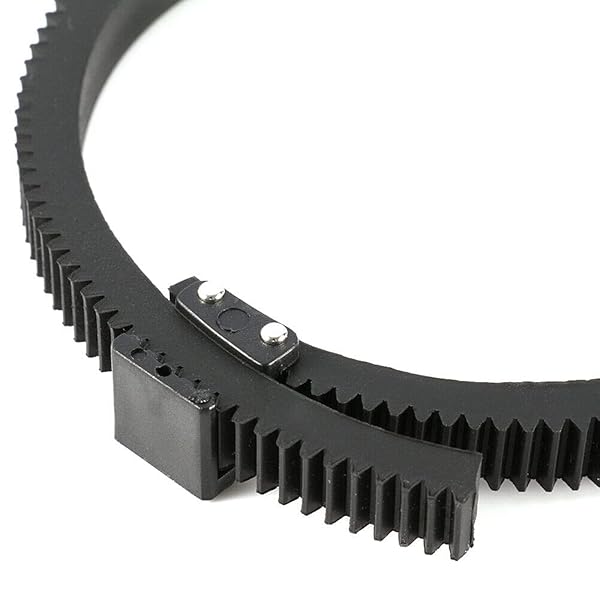 FocusFoto FocusFoto Flexible Gear Belt Ring for Follow Focus 46mm to 110mm Compatible with FOTGA DP500II DP500IIS DP500III JTZ DP30 Black - View 5 of 5
