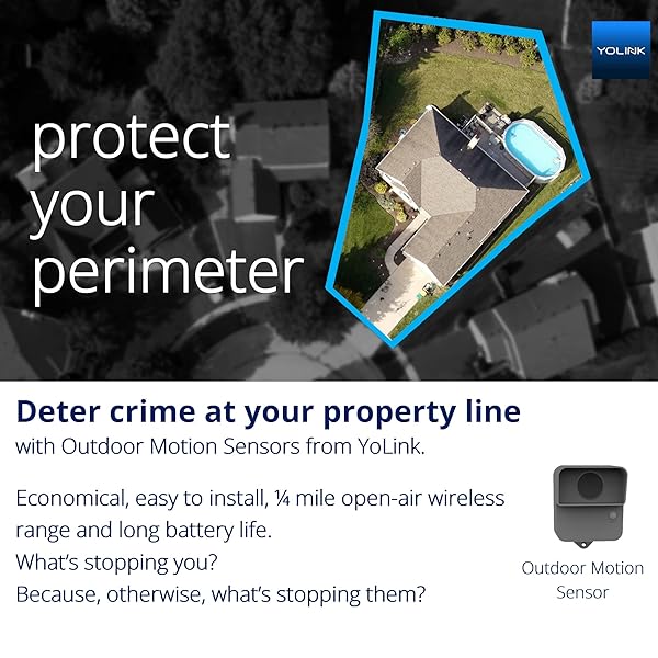 YoLink YoLink Outdoor Security Siren and Smart Alarm Controller Kit Loud 110 dB Wireless Battery Powered 1/4 Mile Range Compatible with Alexa Google Home - View 8 of 9