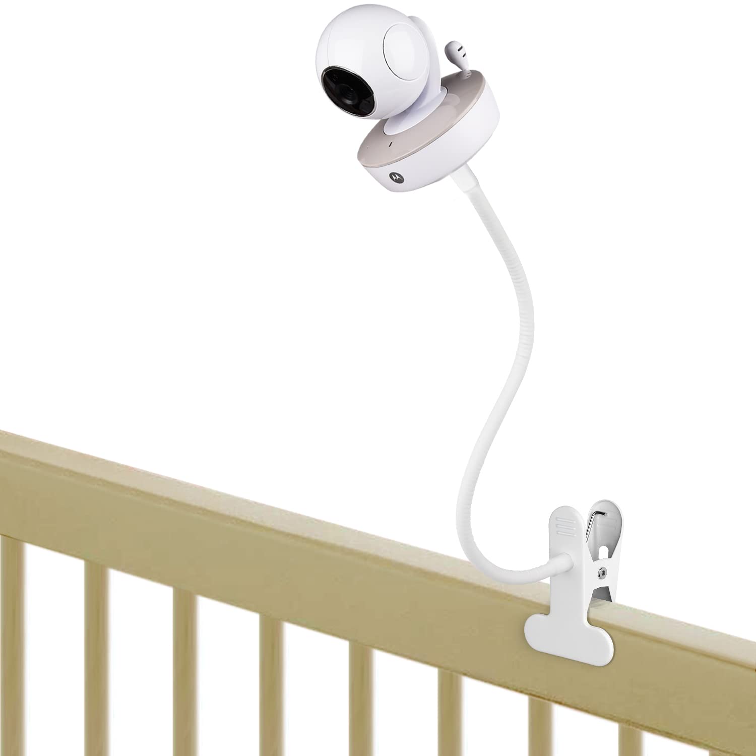 wochel Gooseneck Baby Monitor Mount for Motorola, Owlet, VAVA, Arlo Baby Monitor and Most Universal Baby Security Camera, Flexible Baby Camera Holder