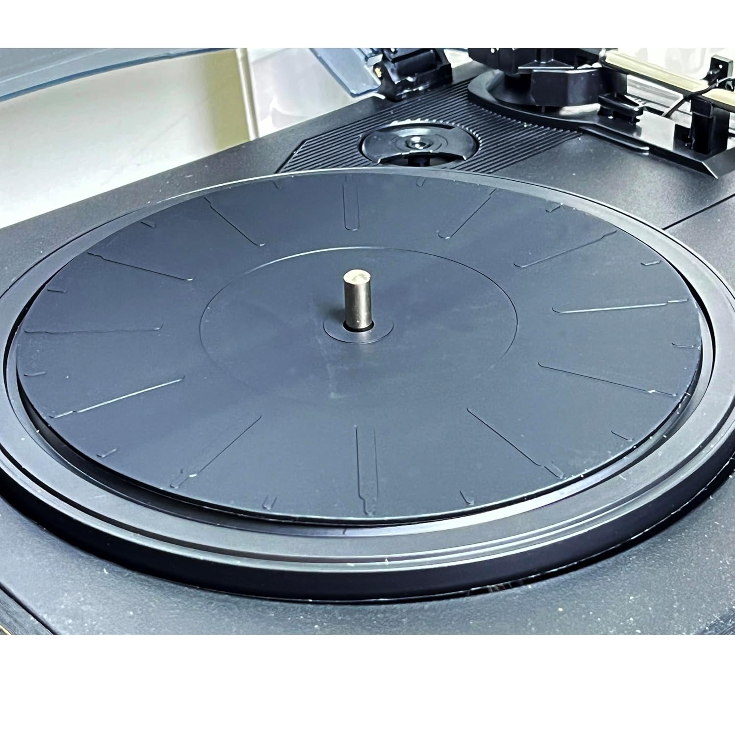 Gartopvoiz Turntable Mat, 7" Silicone Rubber Record Vinyl Slipmat Universal for All Record LP Players by Gartopvoiz - View 2 of 4