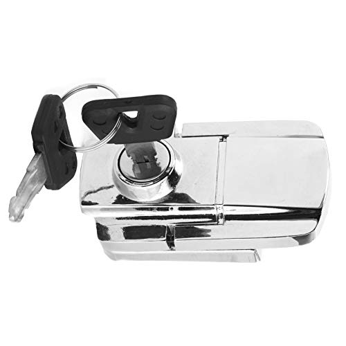 Acouto Motorcycle Trunk Lock Iron Motorcycle Rear Trunk Lock Anti?Theft with 2 Keys Modification Accessories Fit for Big Sheep Popular - View 4 of 9