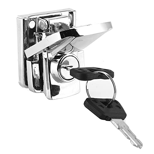 Acouto Motorcycle Trunk Lock Iron Motorcycle Rear Trunk Lock Anti?Theft with 2 Keys Modification Accessories Fit for Big Sheep Popular - View 5 of 9