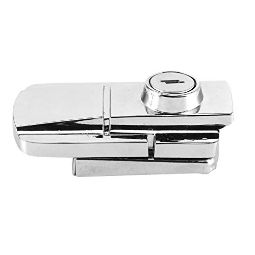 Acouto Motorcycle Trunk Lock Iron Motorcycle Rear Trunk Lock Anti?Theft with 2 Keys Modification Accessories Fit for Big Sheep Popular - View 8 of 9