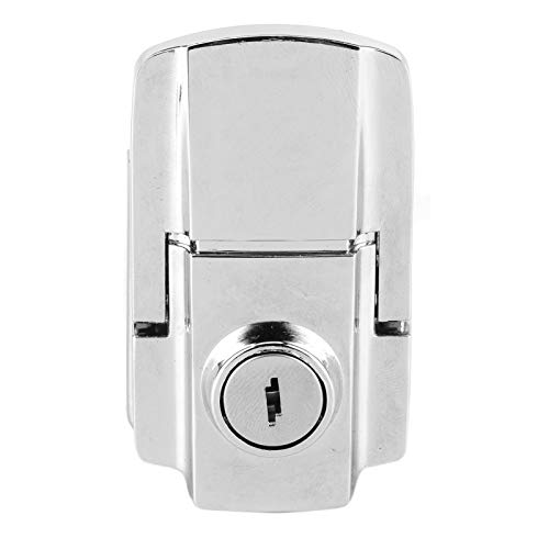 Acouto Motorcycle Trunk Lock Iron Motorcycle Rear Trunk Lock Anti?Theft with 2 Keys Modification Accessories Fit for Big Sheep Popular - View 9 of 9