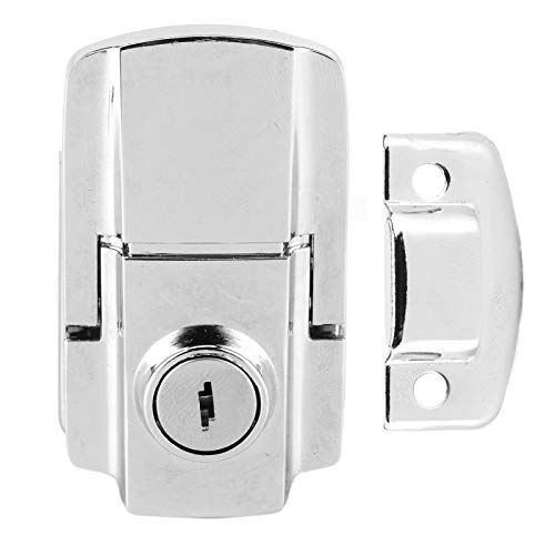 Motorcycle Trunk Lock Iron Motorcycle Rear Trunk Lock Anti?Theft with 2 Keys Modification Accessories Fit for Big Sheep Popular