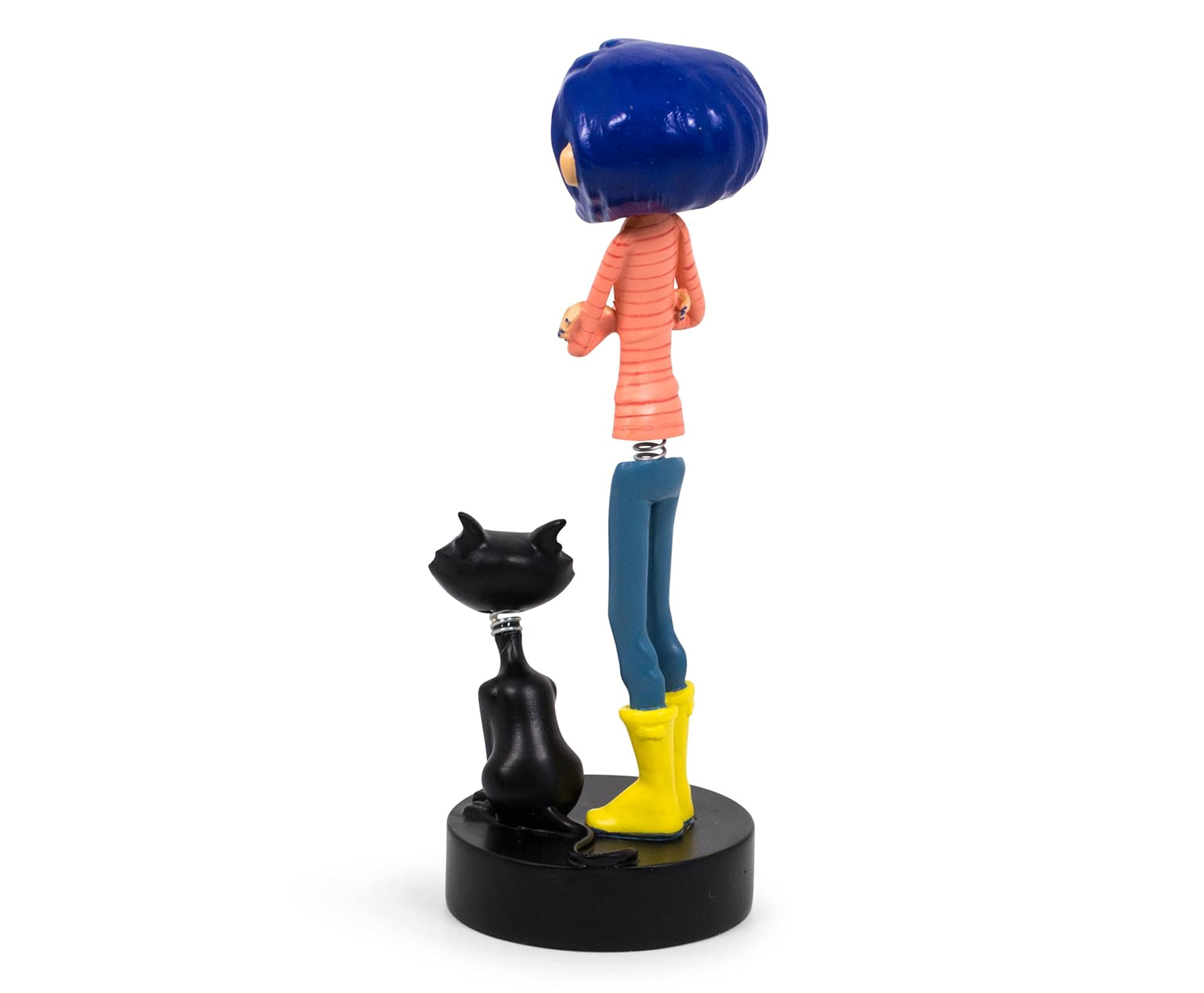 Surreal Entertainment Coraline Cat PVC Bobble Figure Statue Collectible Desk Toy 6.5 Inches Tall Novelty Gift for Home Office Decor - View 2 of 7