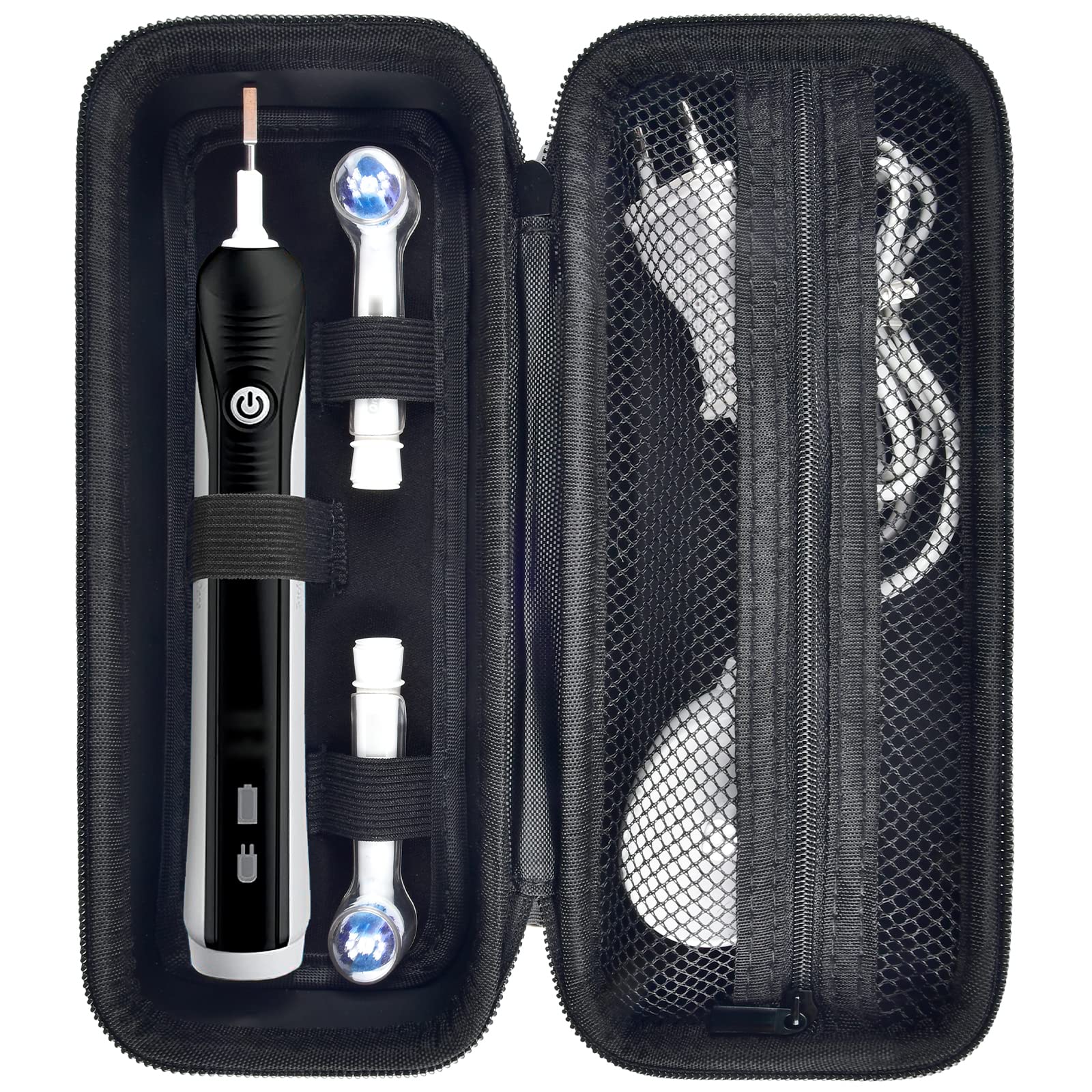 Toothbrush Travel Case Compatible with Oral-B Pro 1000, 2000, 3000, 3500, 1500 for Philips Sonicare ProtectiveClean 4100 5100 Electric Toothbrush