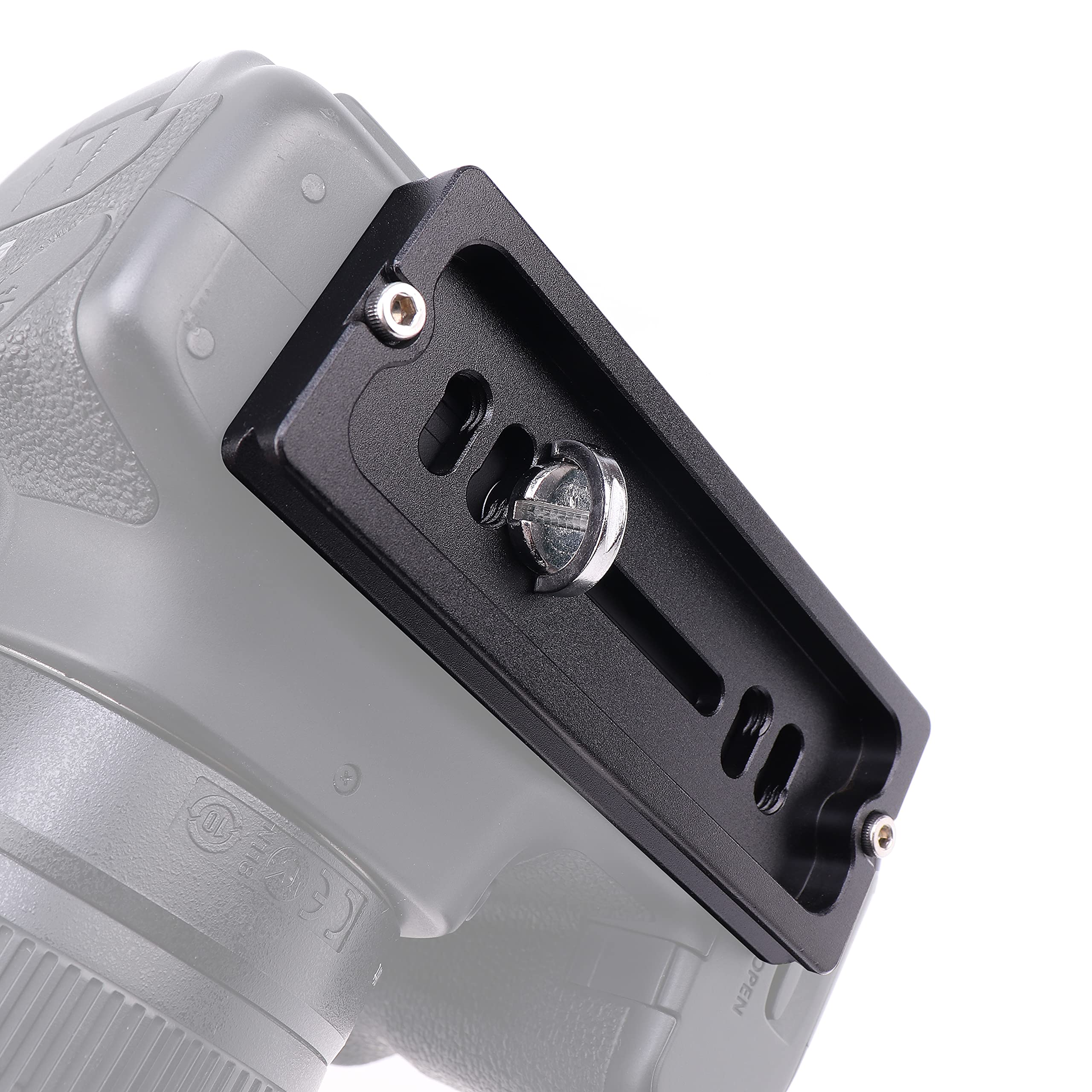 FocusFoto PU100 Quick Release Plate 100mm with 1/4"-20 Screw for Benro B0 B1 B2 J0 J1 N1 Arca Swiss Tripod Ball Head - View 5 of 7