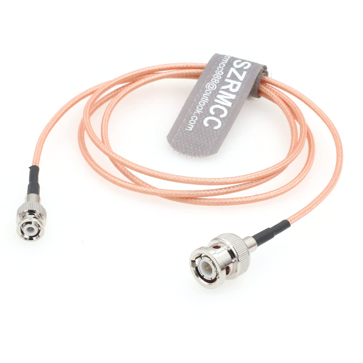 SZRMCC SZRMCC Male BNC to Mini Small BNC Male Coaxial SDI RG316 Cable for Ultrasonic Flaw Detector Monitor (50cm 19inch) - View 2 of 5