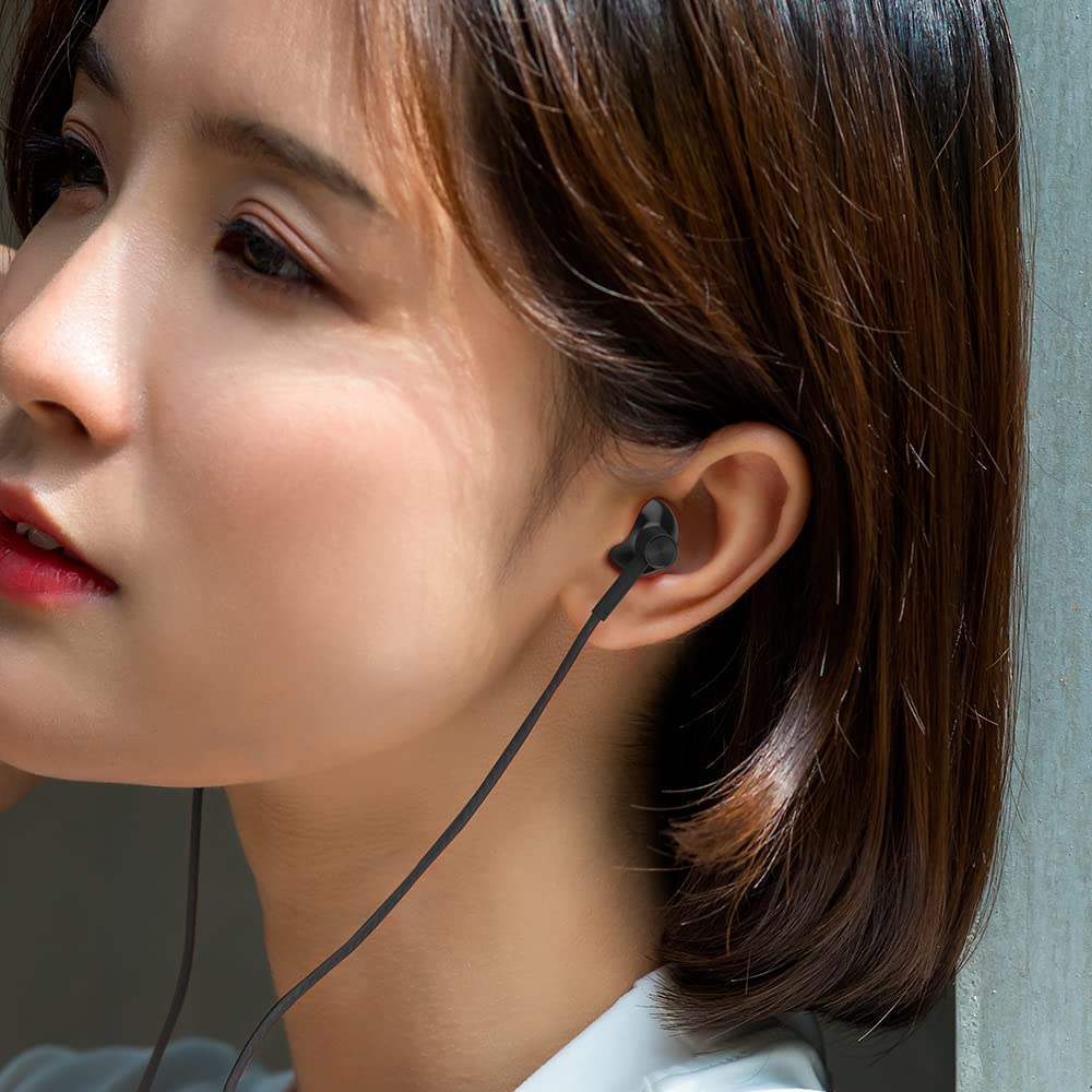 BACKWIN Wired Earbuds with mic,Heavy Bass Wire Headphones Universal 3.5 mm Plug,in-Ear Noise-canceling Wired Earphone with Microphone,Immersive Dynamic bass - View 4 of 8