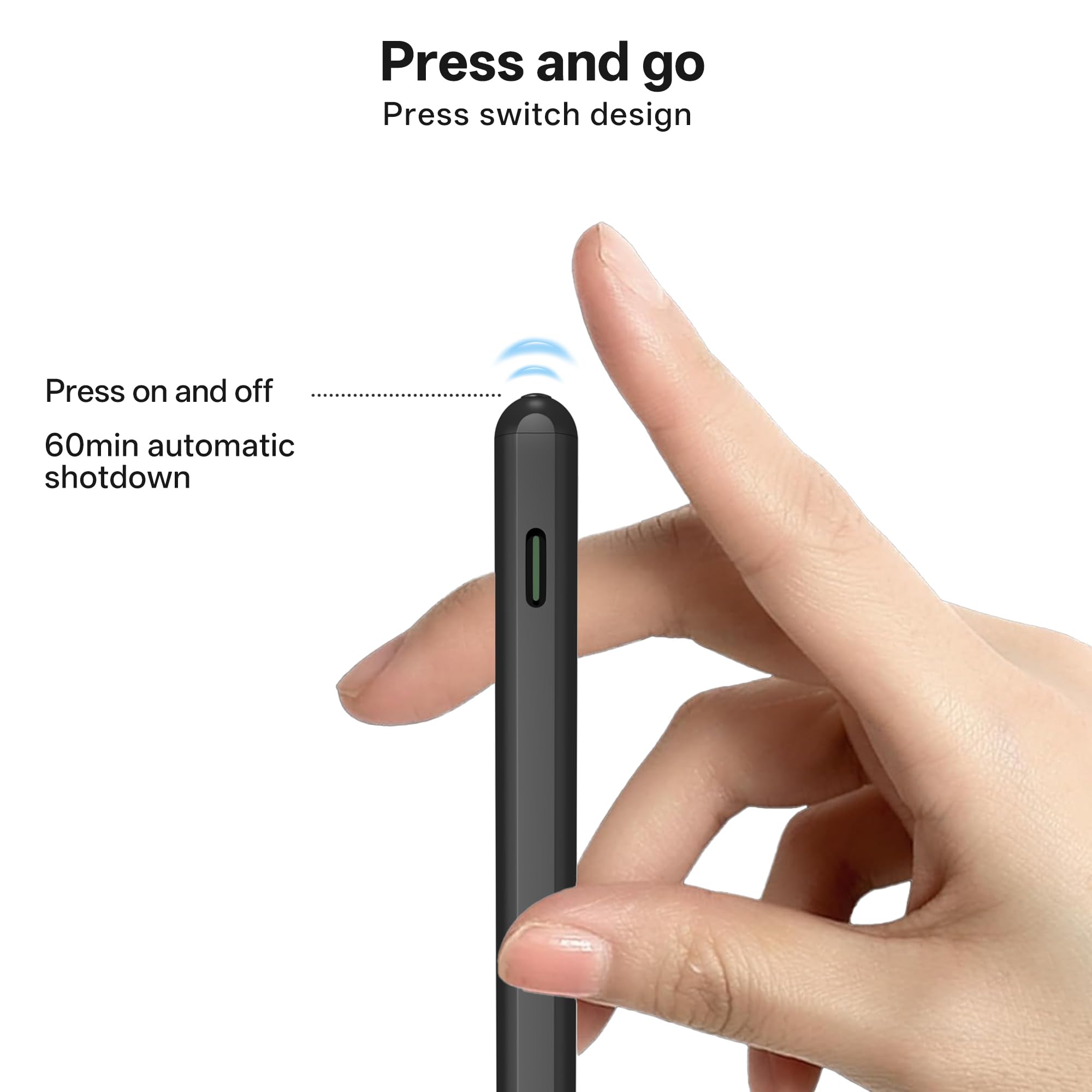 AZX Stylus Pen for Apple iPad Pro 2024 iPad Air M2 Compatible with Fast Charging and Palm Rejection for 13 12.9 11 inch Models - View 6 of 8