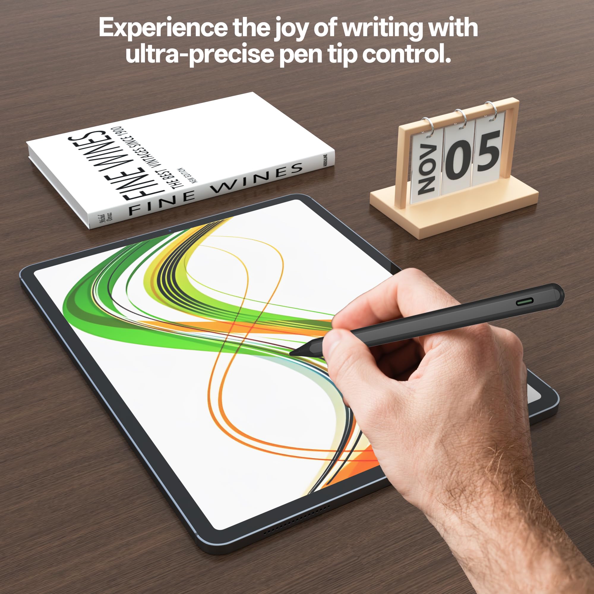 AZX Stylus Pen for Apple iPad Pro 2024 iPad Air M2 Compatible with Fast Charging and Palm Rejection for 13 12.9 11 inch Models - View 8 of 8