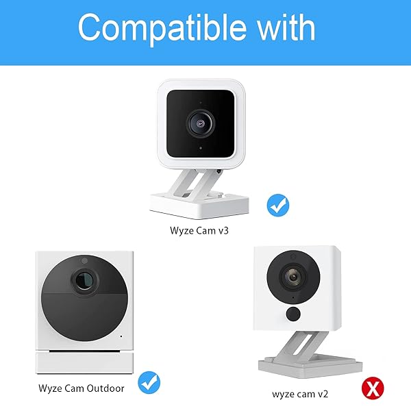 HOLACA HOLACA Vinyl Siding Hooks for Wyze Cam V3 Weatherproof Stainless Steel Mounting Clips 2 Pack - View 3 of 8