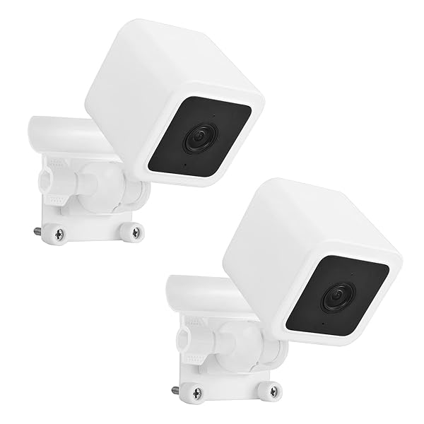 HOLACA HOLACA Vinyl Siding Hooks for Wyze Cam V3 Weatherproof Stainless Steel Mounting Clips 2 Pack