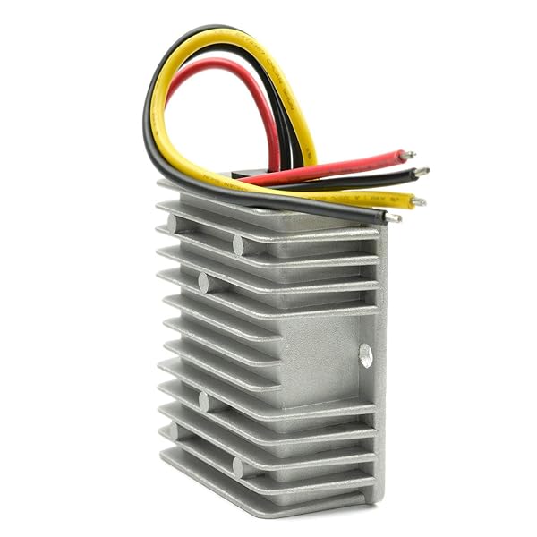 QJFCare QJFCare Golf Cart DC DC Converter Regulator 36V 48V to 12V 20A Power Supply Module Waterproof Voltage Reducer for Golf Carts and Trucks - View 5 of 9