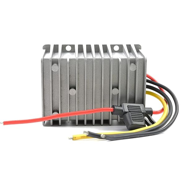 QJFCare QJFCare Golf Cart DC DC Converter Regulator 36V 48V to 12V 20A Power Supply Module Waterproof Voltage Reducer for Golf Carts and Trucks