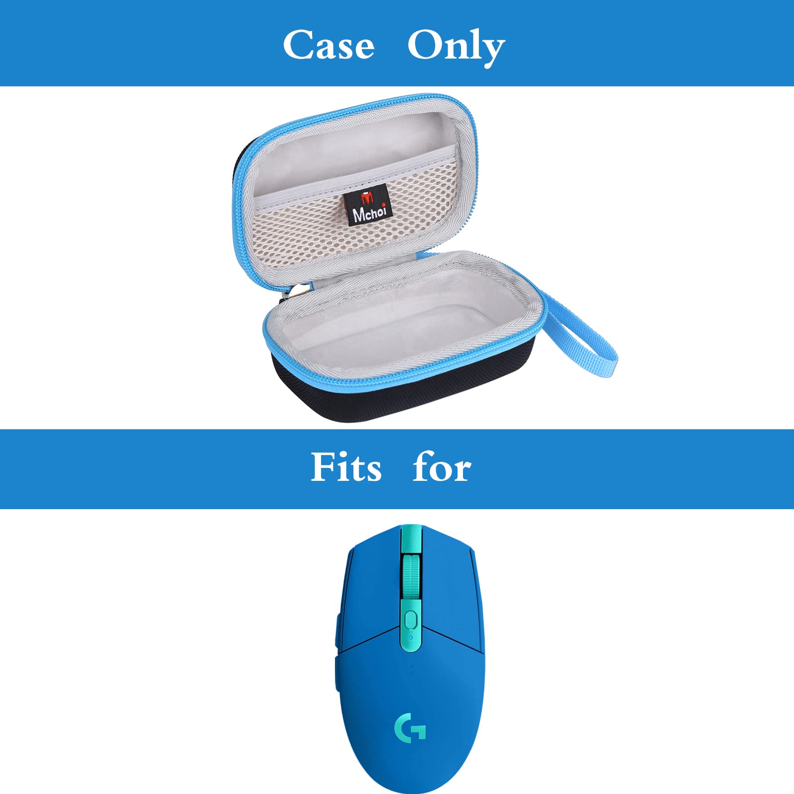 Mchoi Mchoi Hard Carrying Case Fits for Logitech G305 Lightspeed Wireless Gaming Mouse, Case Only - View 6 of 7